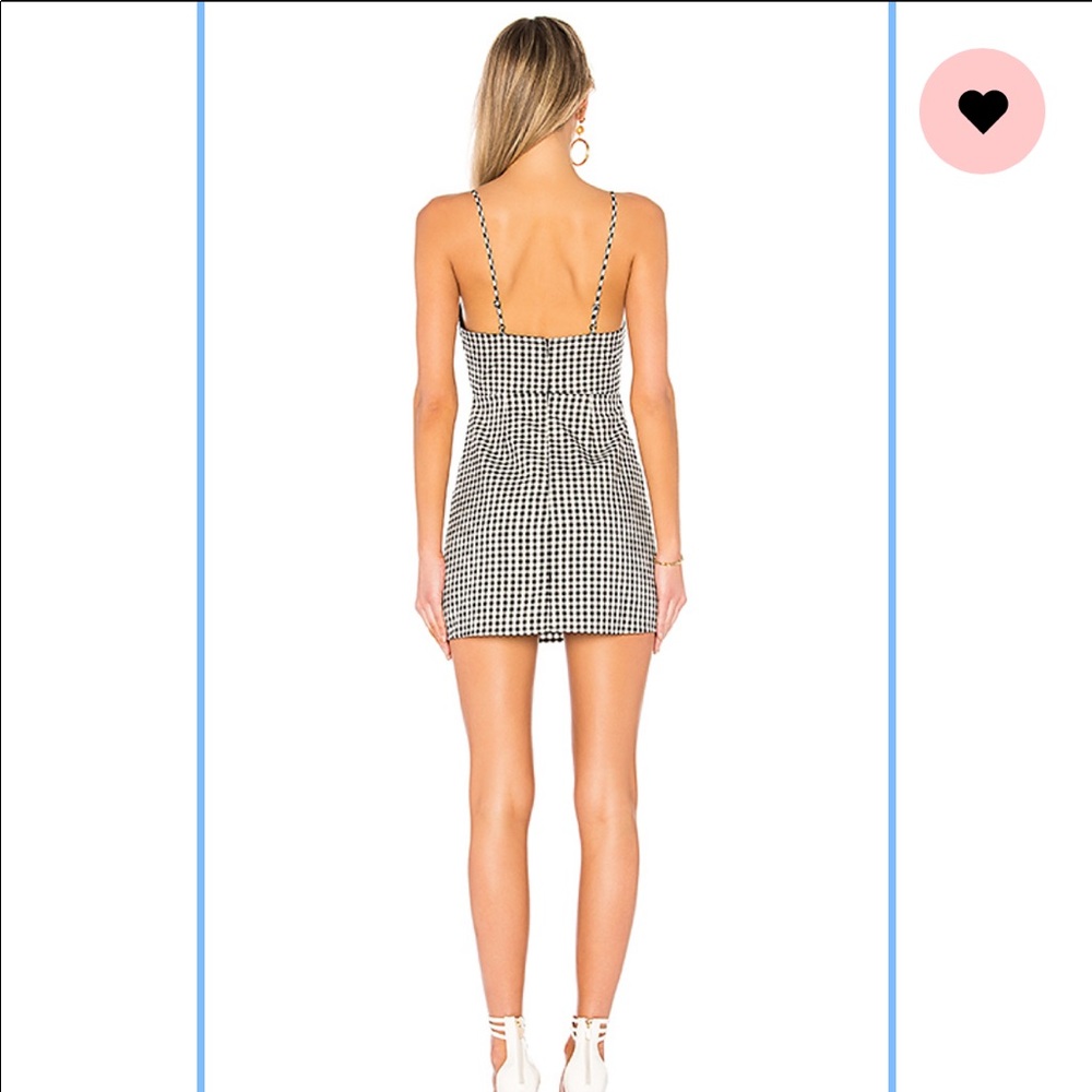 Revolve Superdown Black And White Gingham - image 3